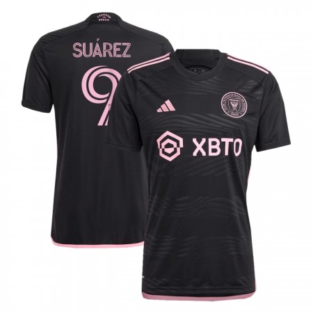 Jalkapallo Peliasut Inter Miami CF Suarez 9 Vieras Pelipaita 2023-24 Lyhythihainen